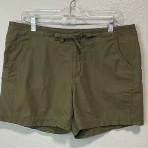 Columbia Olive Green Hiking Drawstring Shorts Size Medium